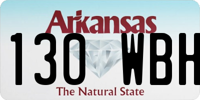 AR license plate 130WBH