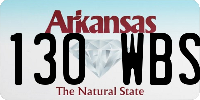 AR license plate 130WBS