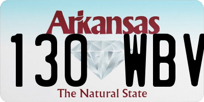 AR license plate 130WBV