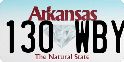 AR license plate 130WBY
