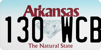 AR license plate 130WCB