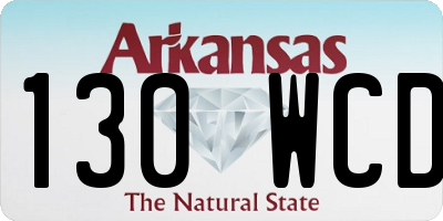 AR license plate 130WCD