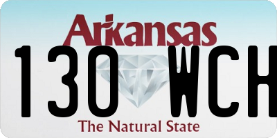 AR license plate 130WCH