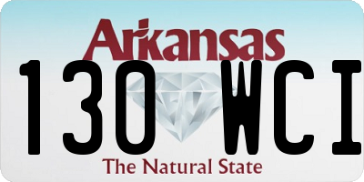 AR license plate 130WCI