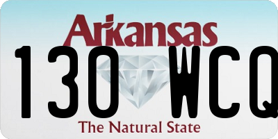 AR license plate 130WCQ