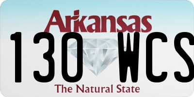 AR license plate 130WCS