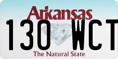 AR license plate 130WCT