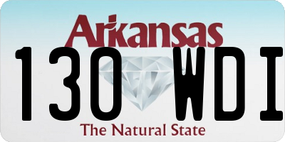 AR license plate 130WDI