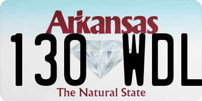 AR license plate 130WDL