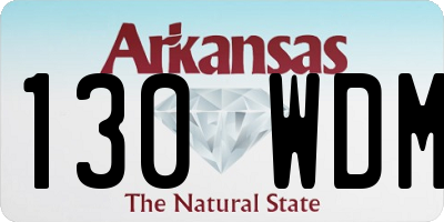 AR license plate 130WDM