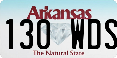 AR license plate 130WDS