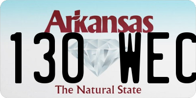 AR license plate 130WEC