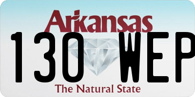 AR license plate 130WEP