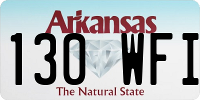 AR license plate 130WFI