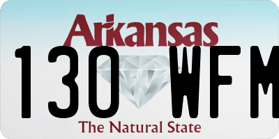 AR license plate 130WFM