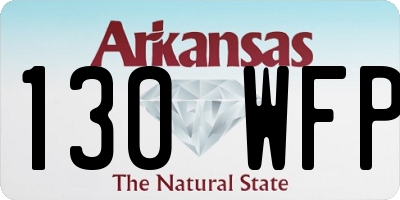 AR license plate 130WFP