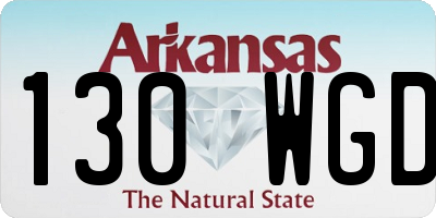 AR license plate 130WGD