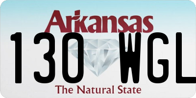 AR license plate 130WGL