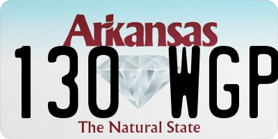 AR license plate 130WGP