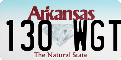 AR license plate 130WGT