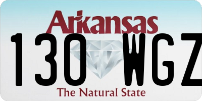AR license plate 130WGZ