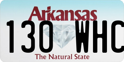 AR license plate 130WHC