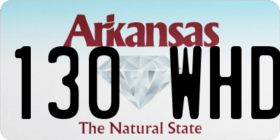 AR license plate 130WHD