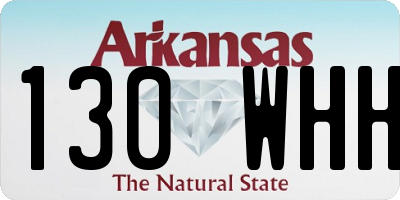 AR license plate 130WHH