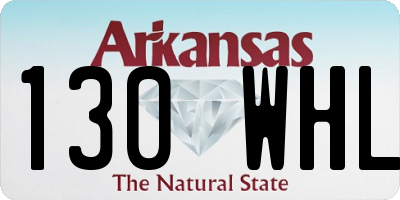 AR license plate 130WHL