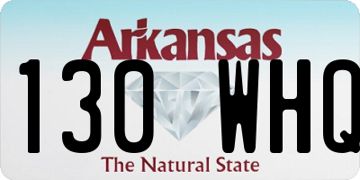 AR license plate 130WHQ