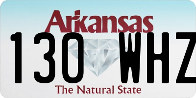 AR license plate 130WHZ