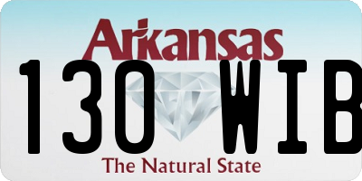 AR license plate 130WIB