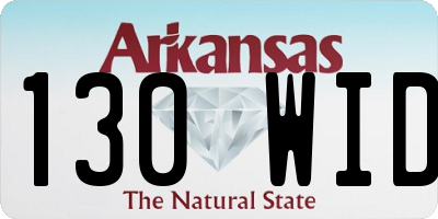AR license plate 130WID