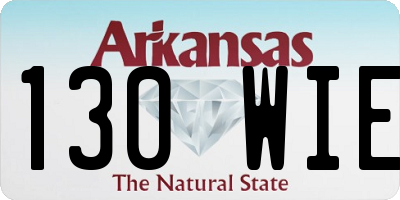 AR license plate 130WIE