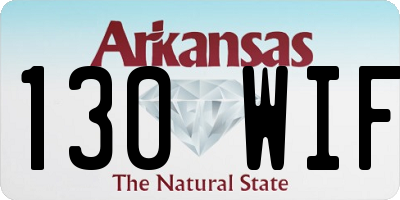 AR license plate 130WIF