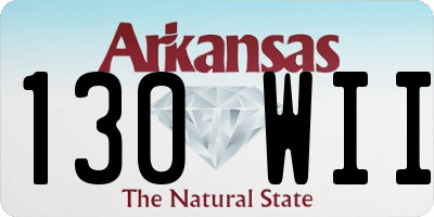AR license plate 130WII