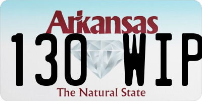 AR license plate 130WIP