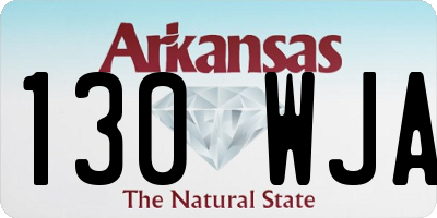 AR license plate 130WJA