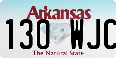 AR license plate 130WJC