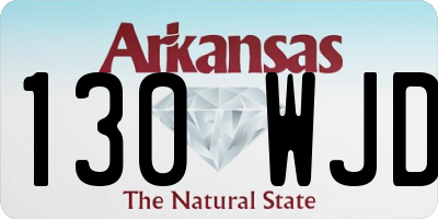 AR license plate 130WJD