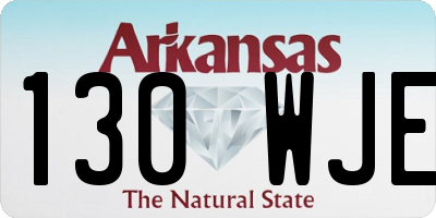 AR license plate 130WJE