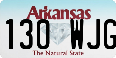 AR license plate 130WJG