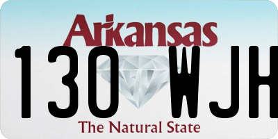 AR license plate 130WJH