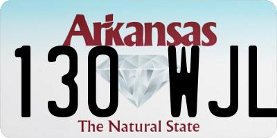 AR license plate 130WJL