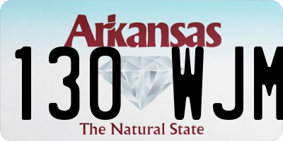 AR license plate 130WJM