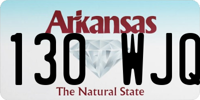 AR license plate 130WJQ