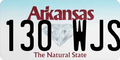 AR license plate 130WJS