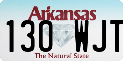 AR license plate 130WJT