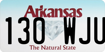 AR license plate 130WJU