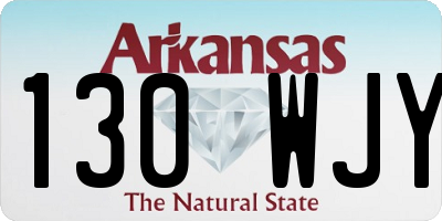 AR license plate 130WJY